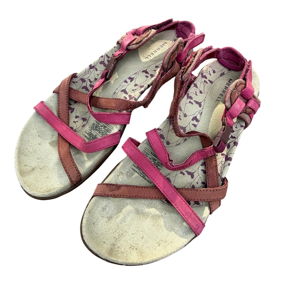 Merrell San Remo Raspberry Strappy Performance Sandals Womens 7 Pink J29826